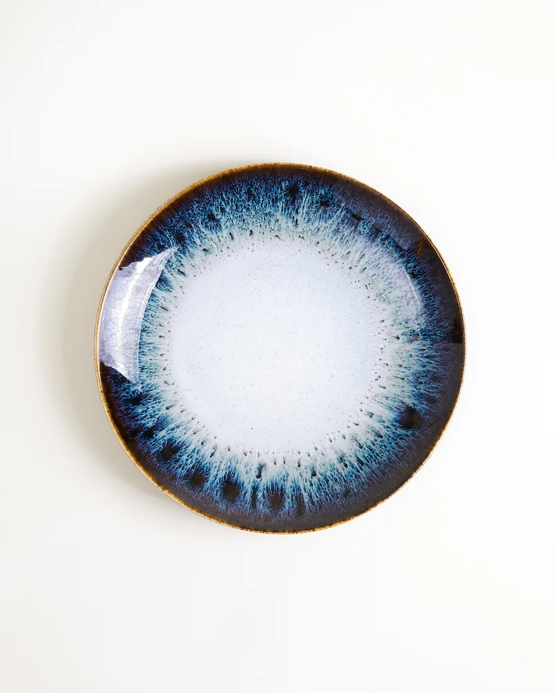 Alcachofra Geschirr-Set schwarzblau 24-teilig
