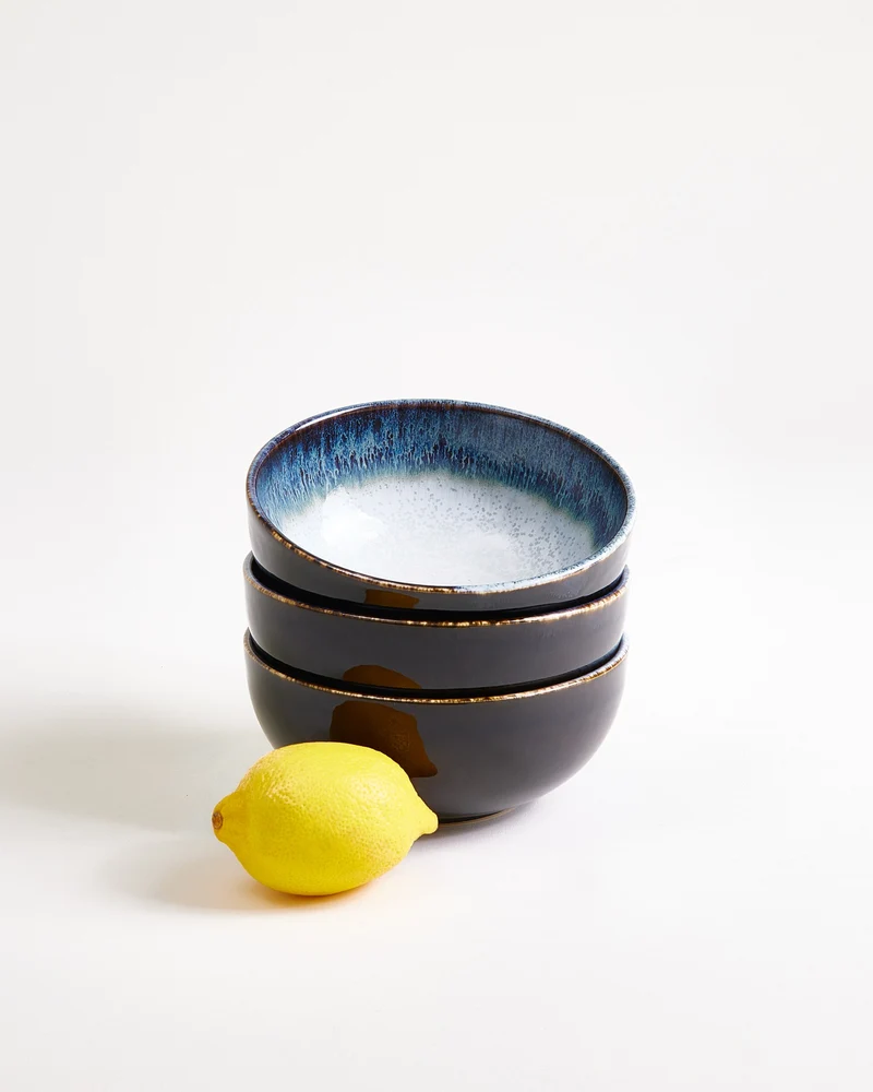 Alcachofra Müslischale schwarzblau