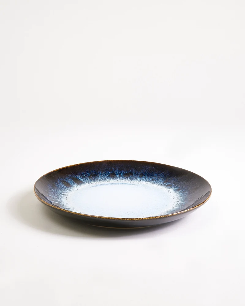Alcachofra Teller groß schwarzblau