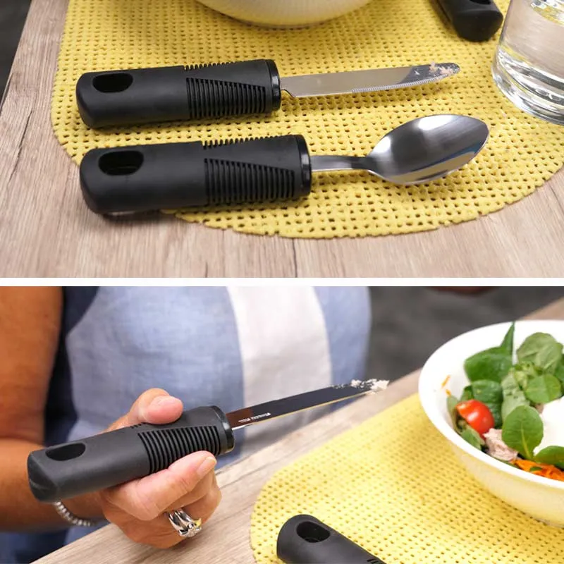 Besteckset mit Komfortgriff - 4 Teile