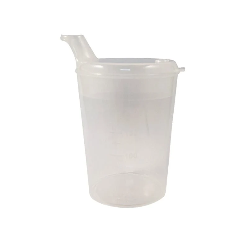 Becher mit Deckel - 12 mm Loch