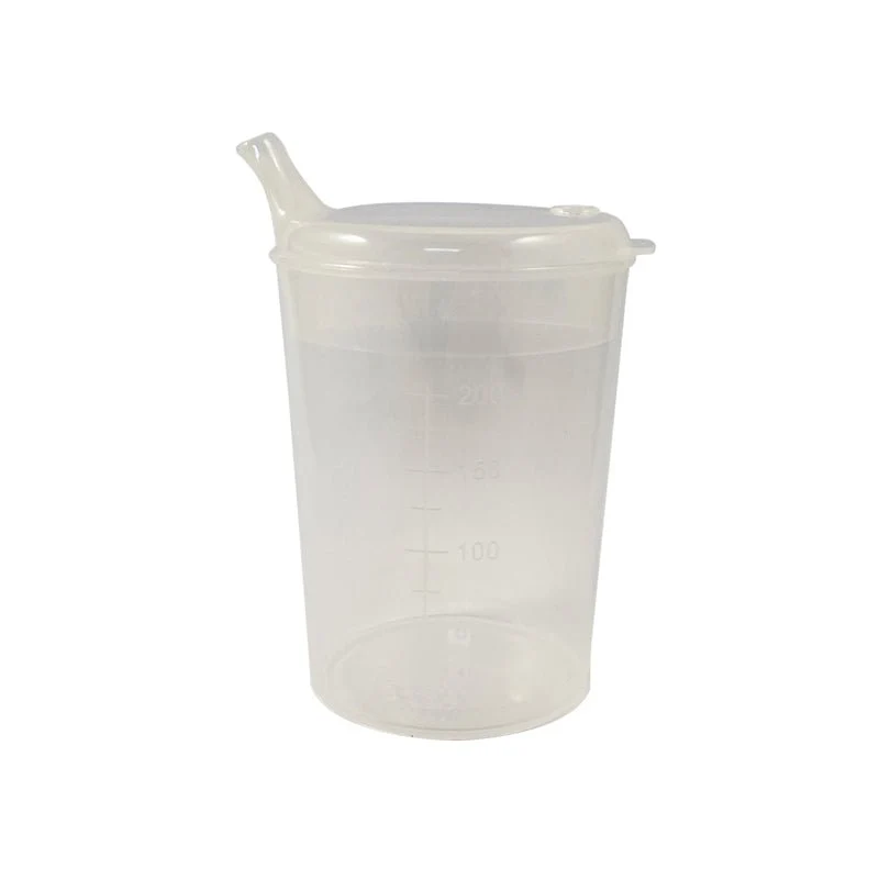 Trinkbecher mit Deckel - 4 mm Loch