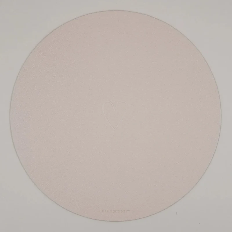Wendbares Tischset „Wie schön“ Creme