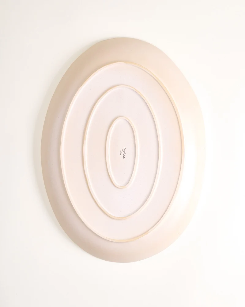 Sintra Servierplatte XL oval sand