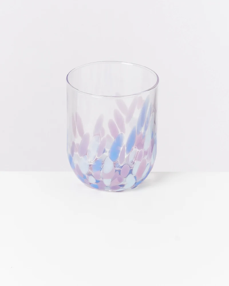 Alegria Glas groß lila blau 6er-Set