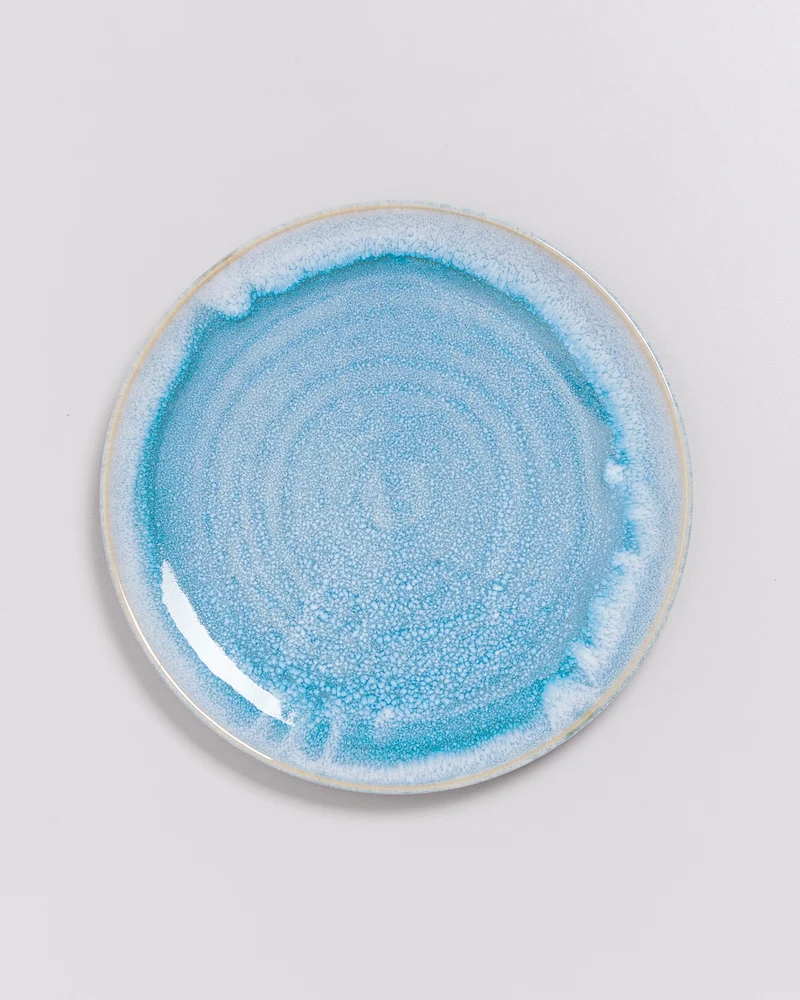 Geschirr-Set Soft Tide aqua grünblau 16-teilig