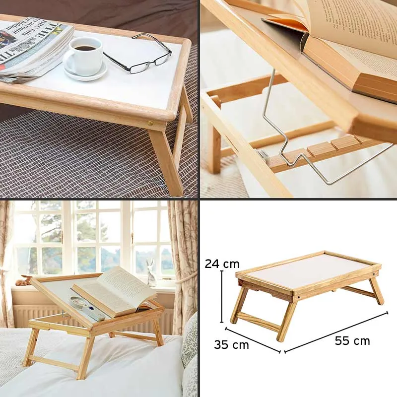 Betttablett aus Holz
