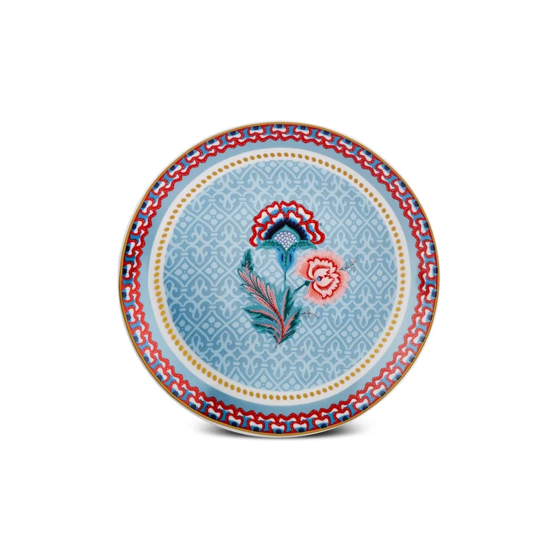 Karaca Forever Bone Spello 26-Teiliges 6-Personen Frühstücksset Blau