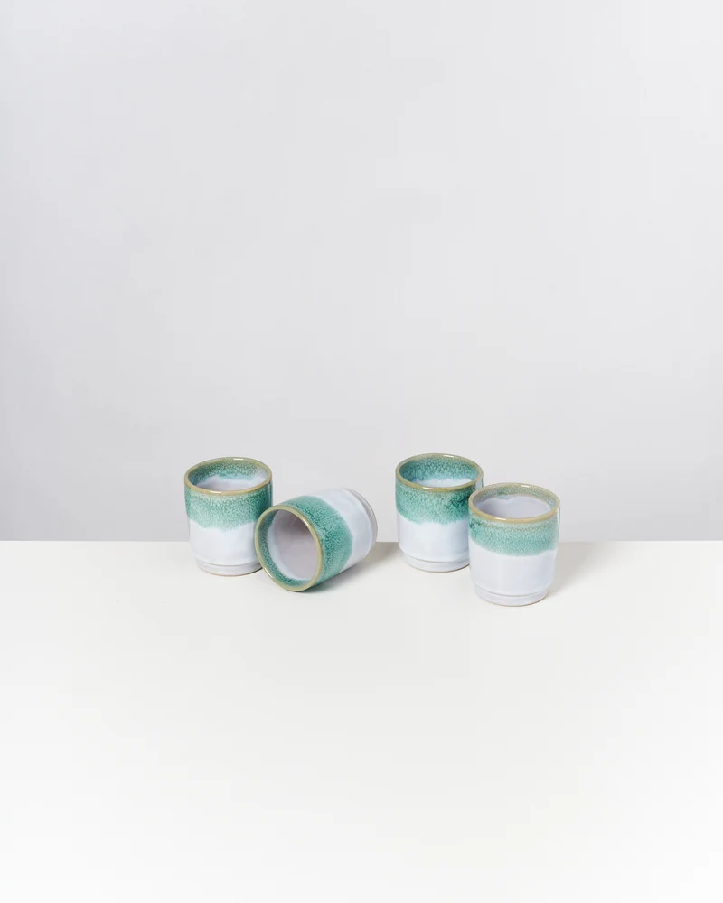 Cordoama Becher klein mint 4er-Set