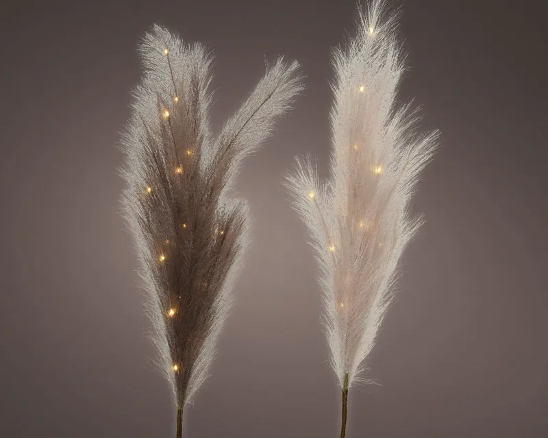 Micro LED Warm weiß Fahne Stoff BO innen 2 sortiert H70 cm