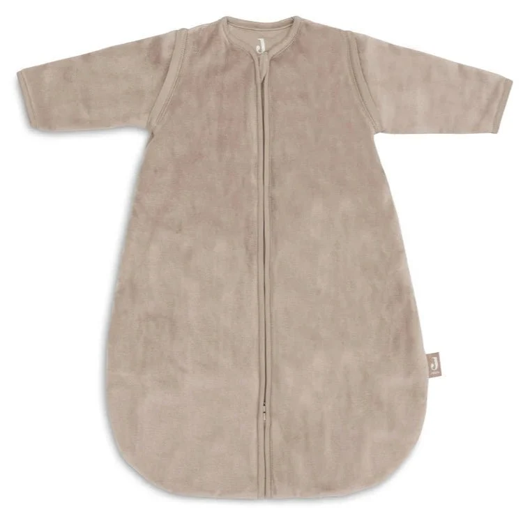 Schlafsack mit abnehmbaren Ärmeln Rund 60cm Velvet - Milky Coffee