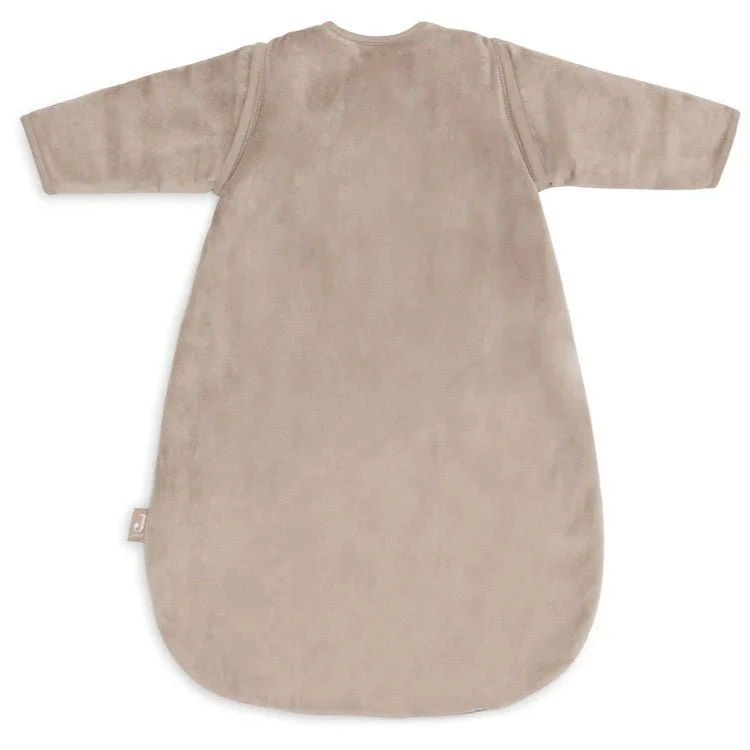 Schlafsack mit abnehmbaren Ärmeln Rund 60cm Velvet - Milky Coffee