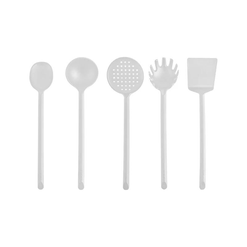 Karaca Simple 5-teiliges Küchenutensilien-Set, Weiß