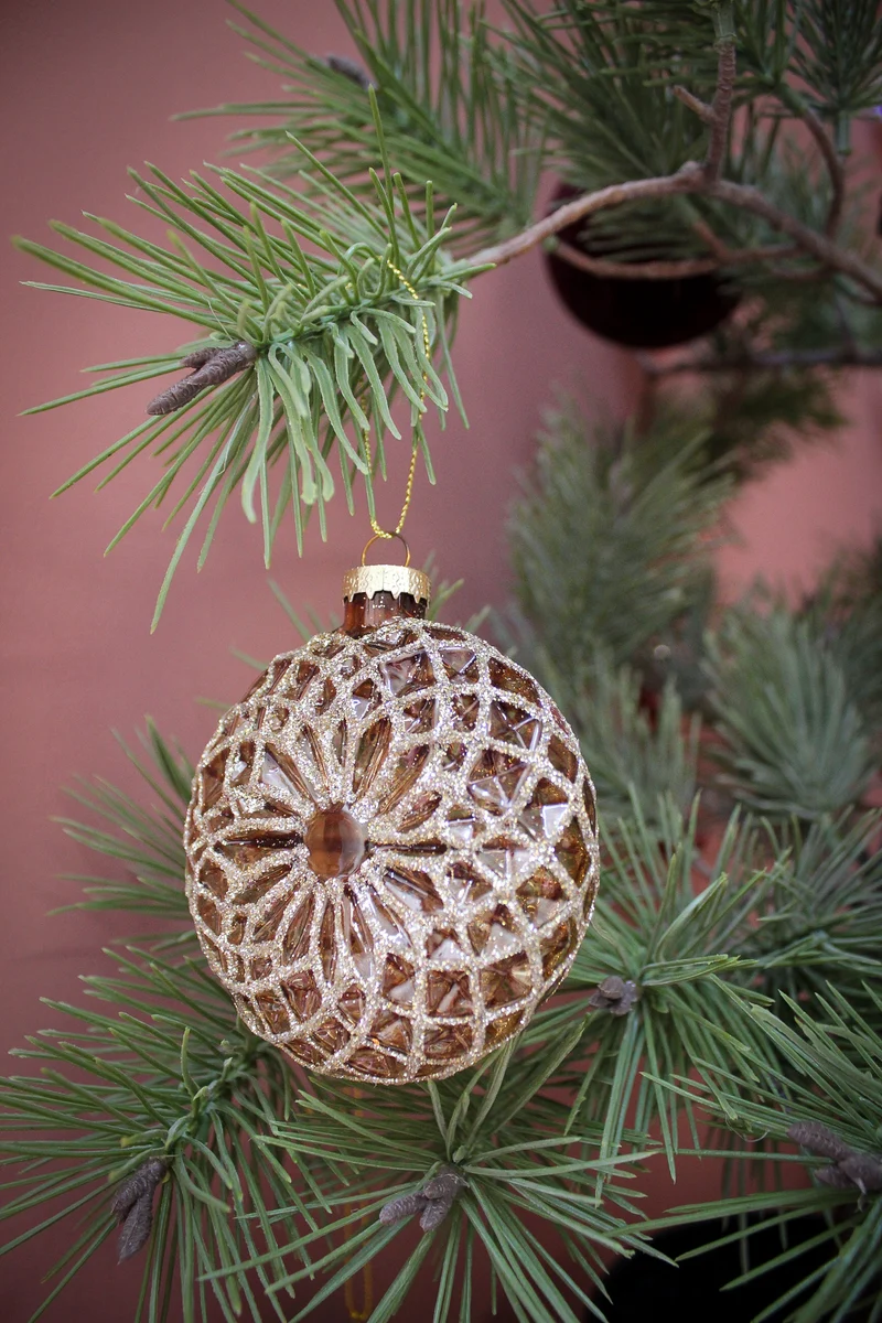 Needle pine tree in pot Ester white green 95cm