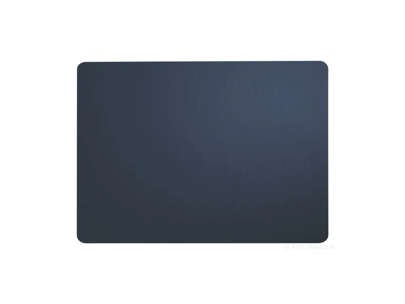 ASA Tischset Lederoptik navy 46x33cm Set6