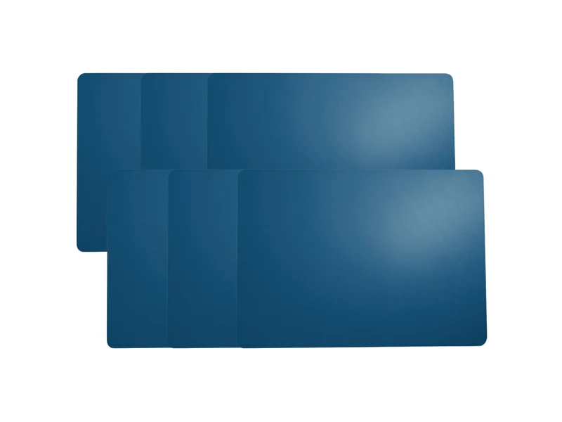 ASA Tischset Lederoptik indigo 46x33cm Set6