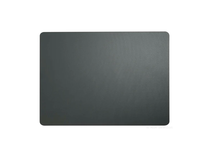 ASA Tischset Lederoptik basalt 46x33cm Set6