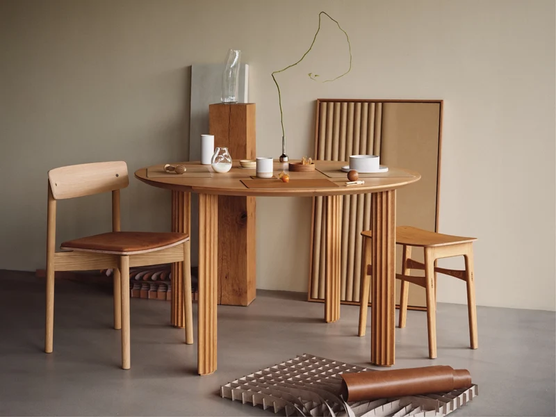 LIND DNA Holzkiste Circle S oak nature 11cm