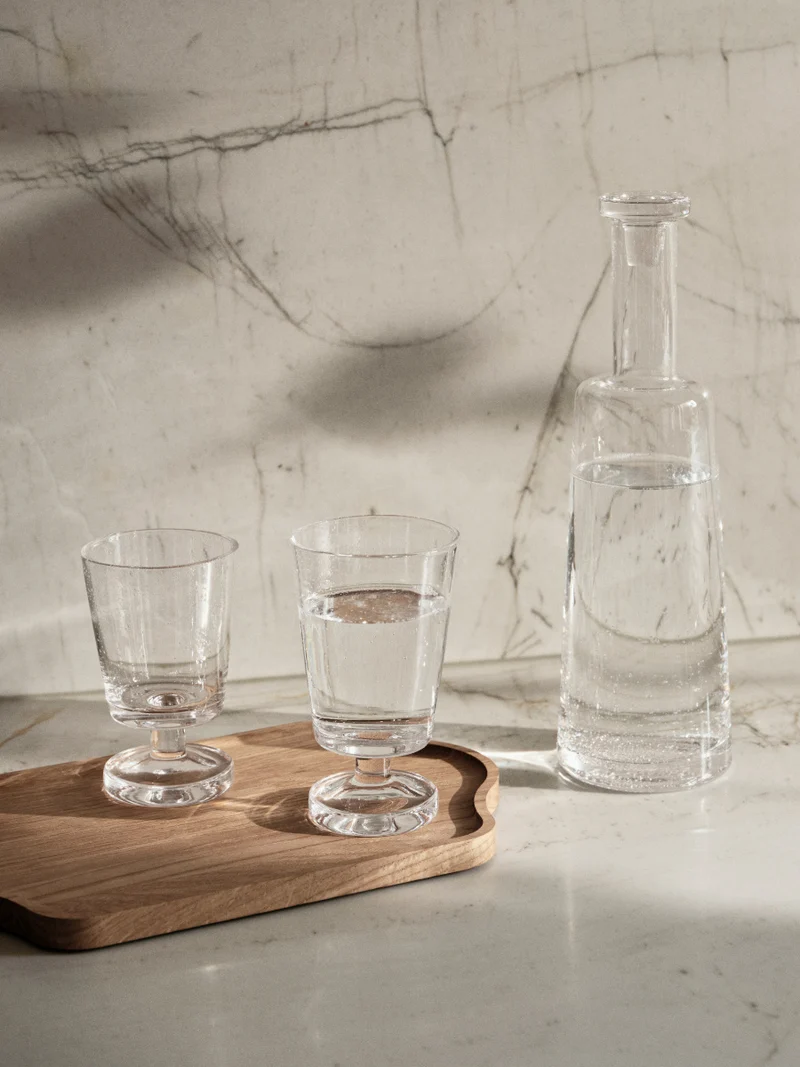 Broste Copenhagen EDGAR Tablett L Natur 39cm