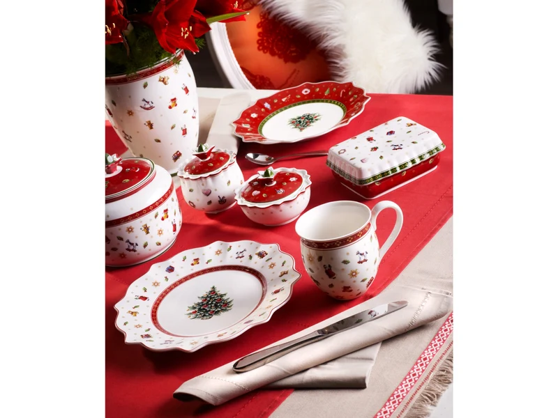 Villeroy & Boch Toy's Delight Frühstücksteller rot 24 cm Set6