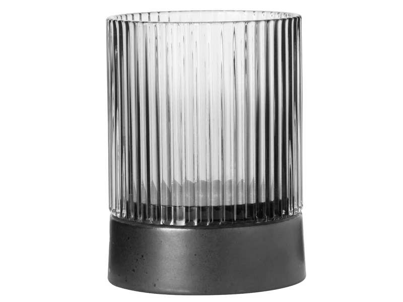 ASA Selection Juna Windlicht mit Porzellanfuß clear 9,6cm
