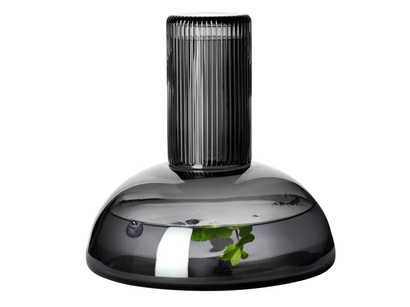 ASA Selection Juna Karaffe mit Trinkglas grey 1,3l