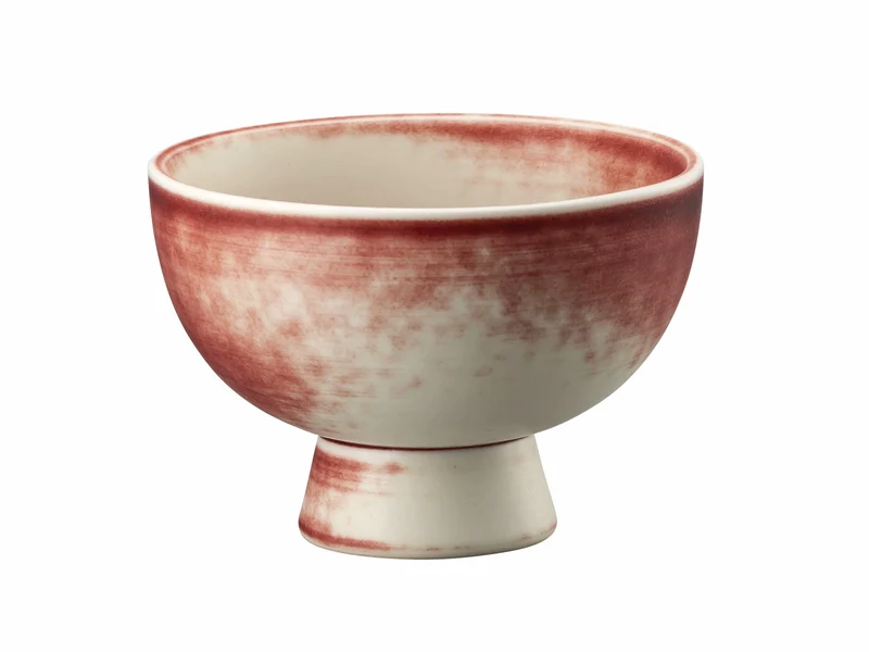 Rosenthal Bloom Scarlet Schale auf Fuß 9cm