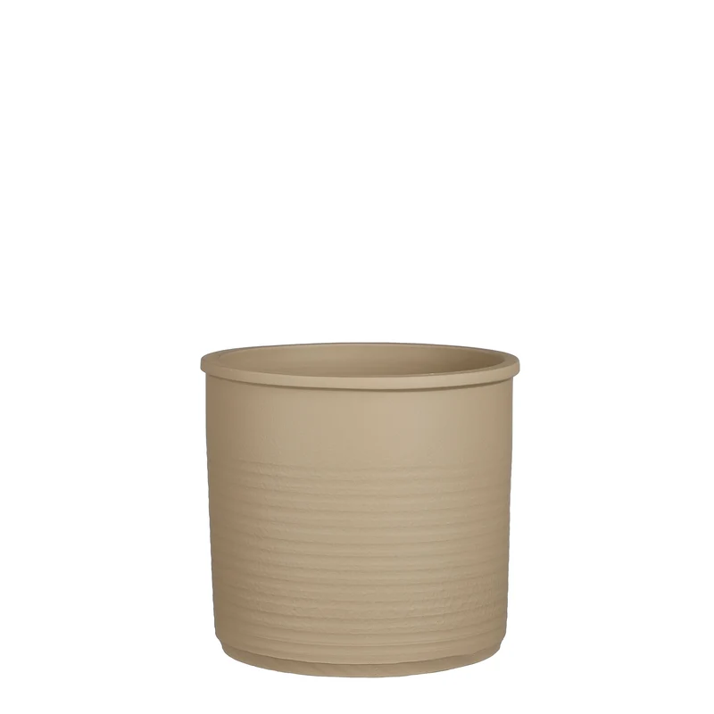 Momo Topf Zylinder taupe - h21xd23cm