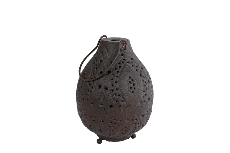Laterne "Bohemian" Teelicht S antik Metall 15x15x21cm