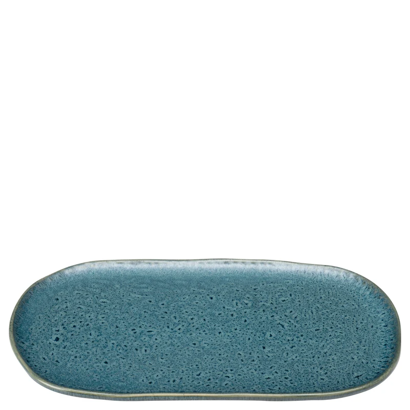 Keramikplatte MATERA 32 cm x 18 cm blau