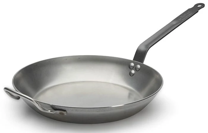 De Buyer Bratpfanne Lyonnaise Carbon - ø 32 cm - Ohne Antihaftbeschichtung