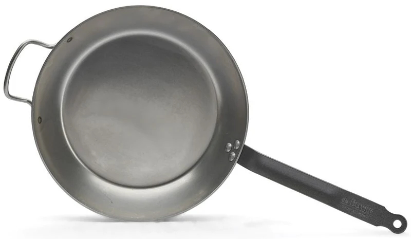 De Buyer Bratpfanne Lyonnaise Carbon - ø 32 cm - Ohne Antihaftbeschichtung