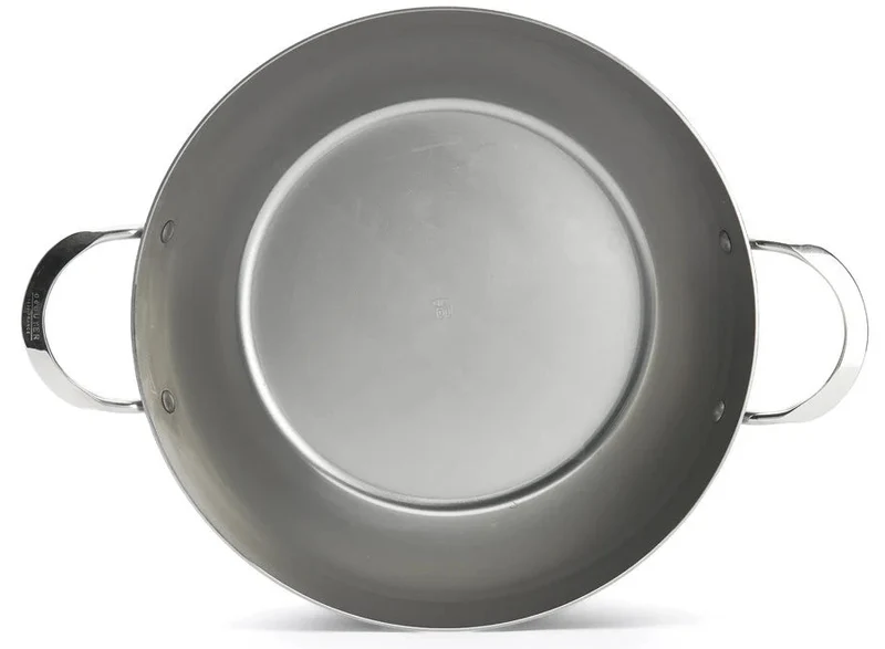 De Buyer Bratpfanne - mit 2 Griffen - Mineral B - ø 32 cm / 5.5 Liter - ohne Antihaftbeschichtung