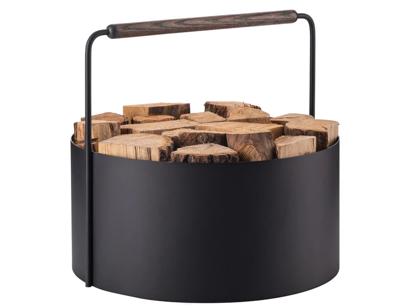 Blomus ASHI Holzkorb brown oak 42cm