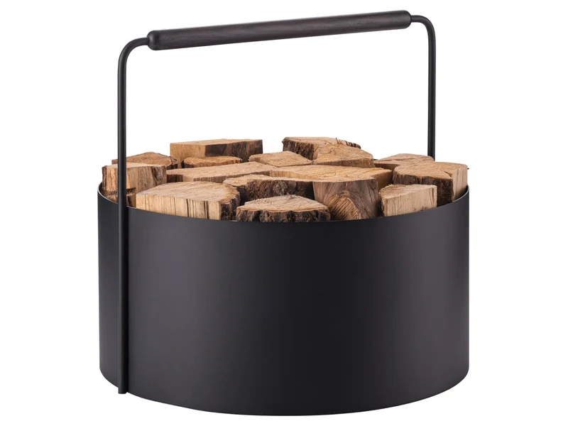 Blomus ASHI Holzkorb black oak 42cm