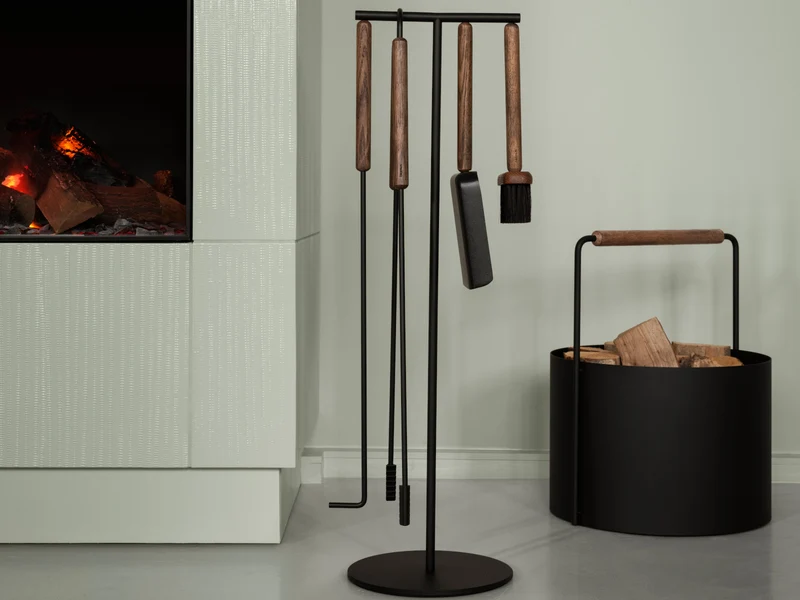 Blomus ASHI Holzkorb black oak 42cm