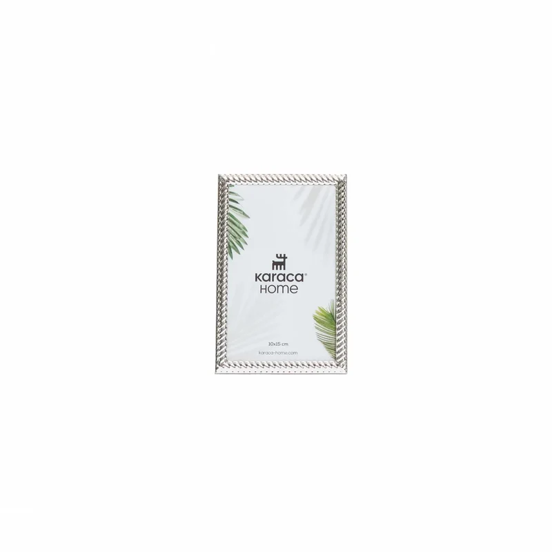 Karaca Home Lola Bilderrahmen Silber 10x15 cm