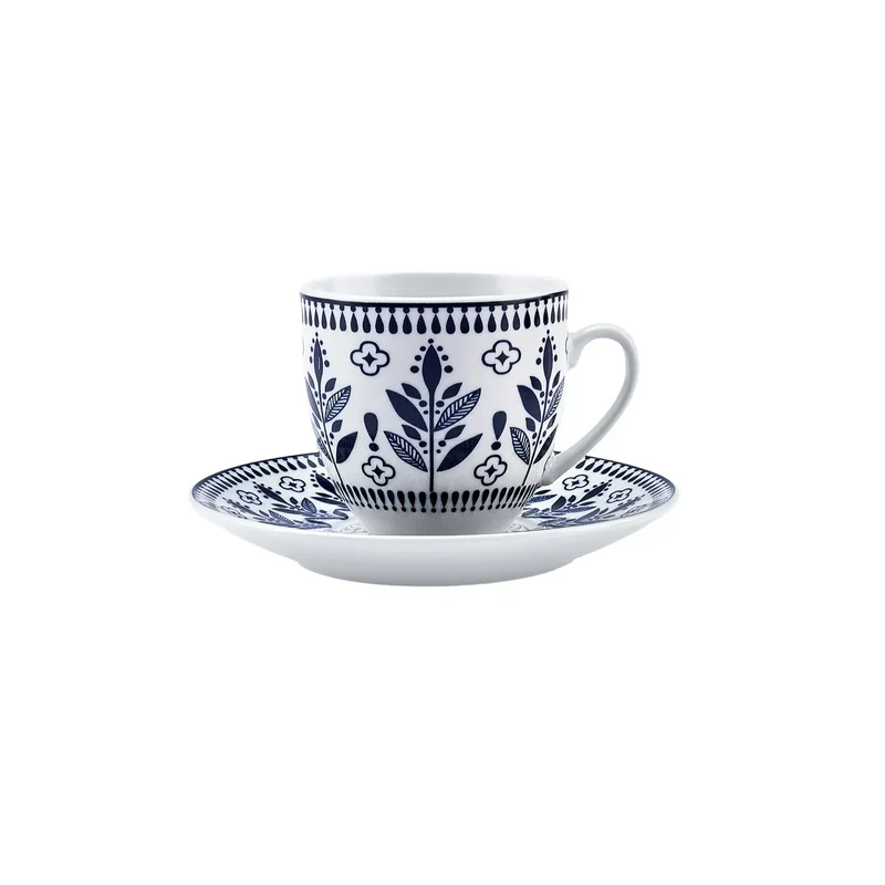Karaca Peyker Kaffeetassen-Set für 6 Personen, 85 ml