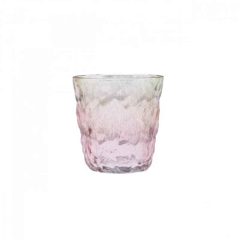 Karaca Gletscherwasser Glas, Rot Grün, 287 ml