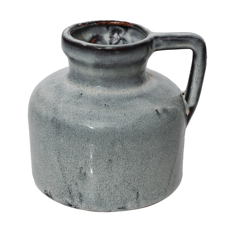 Topf Vils D15 H13cm Grau