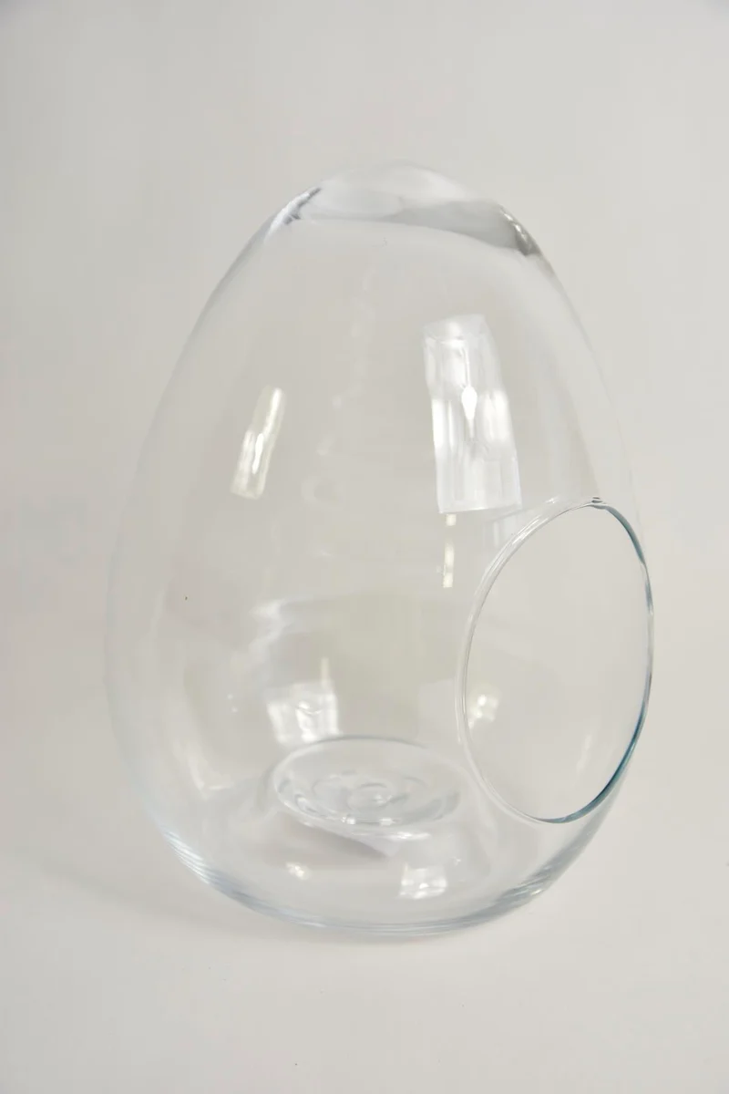 Glasei mit Öffnung D20 H25cm Klar
