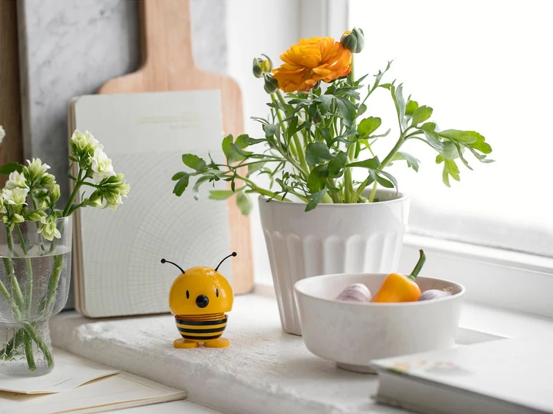 Hoptimist Bee yellow 7,2cm