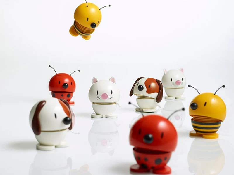 Hoptimist Bee yellow 7,2cm