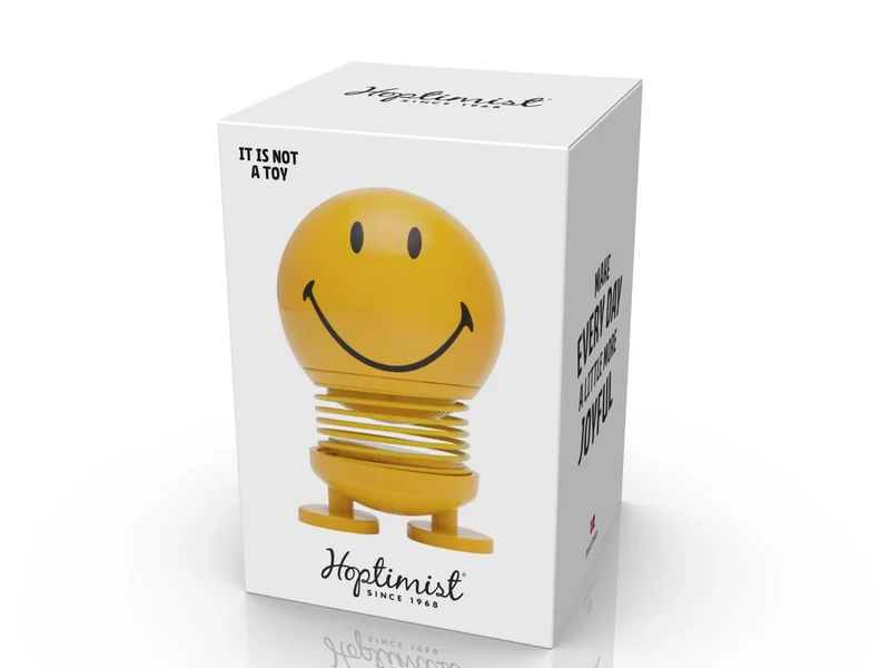 Hoptimist Smiley S yellow 6,6cm