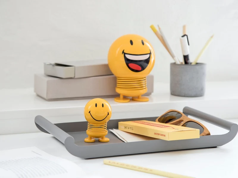 Hoptimist Smiley S yellow 6,6cm