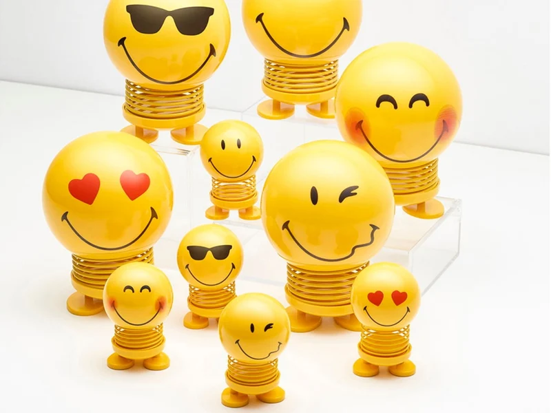 Hoptimist Smiley S yellow 6,6cm