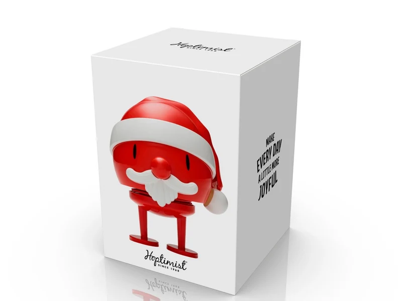 Hoptimist Santa Claus Bumble M red 10,5cm