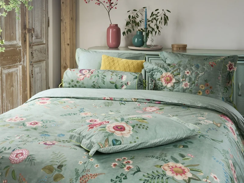PIP STUDIO Everbloom Bettwäsche grün 135x200cm (1 Stück)