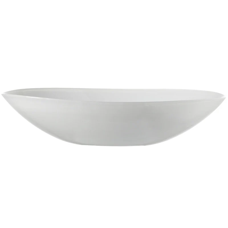Schale ALABASTRO 32 cm weiß oval