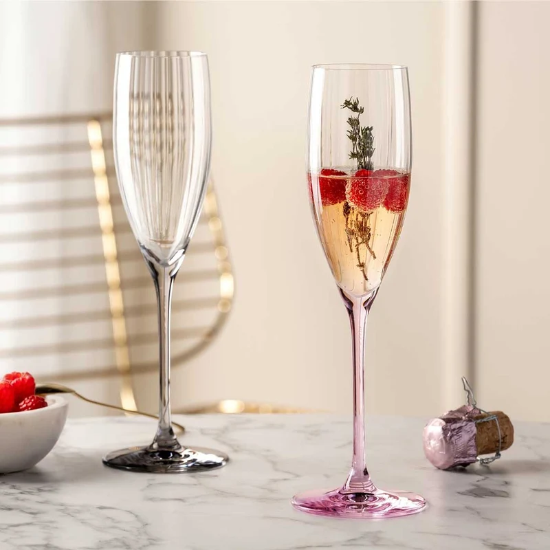 Sektglas POESIA 250 ml grau 6er-Set